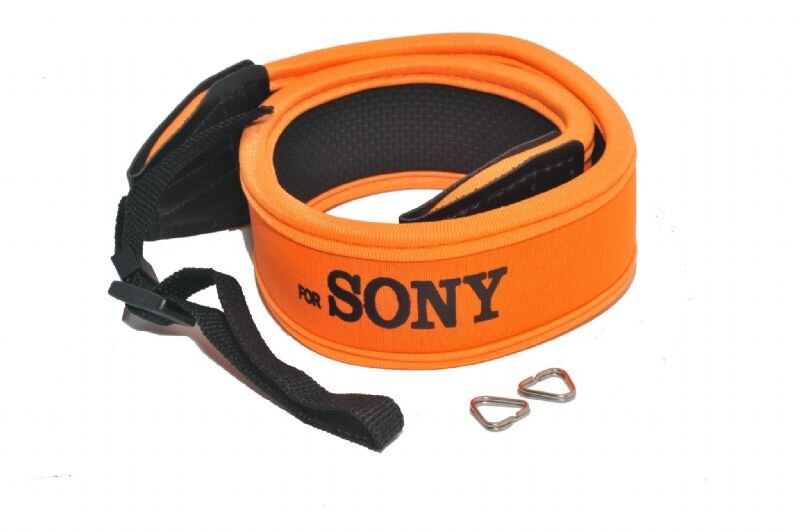 Weight Reducing Camera Strap for Sony - Orange