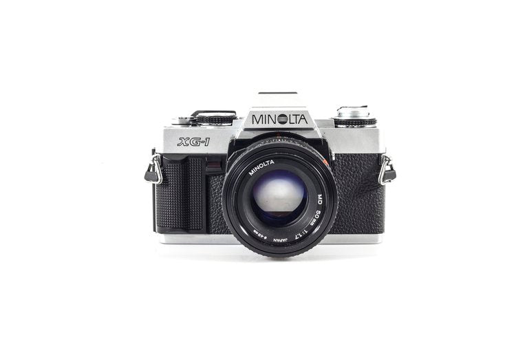 Minolta XG-1 35mm Film SLR Camera + Minolta 50mm F1.7 Lens